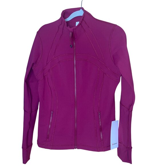 Lululemon Athletica Define Womens  Jacket Luon in Pome Size 10 Pink Rare New - Picture 12 of 15